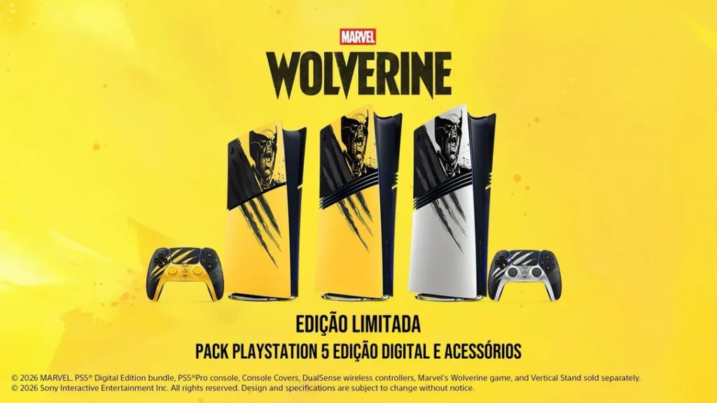 PlayStation 5 Edição Limitada de Marvel's Wolverine