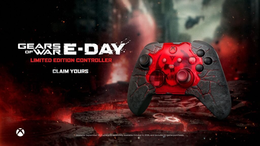 Controle Sem Fio Xbox Edição Limitada Gears of War: E-Day